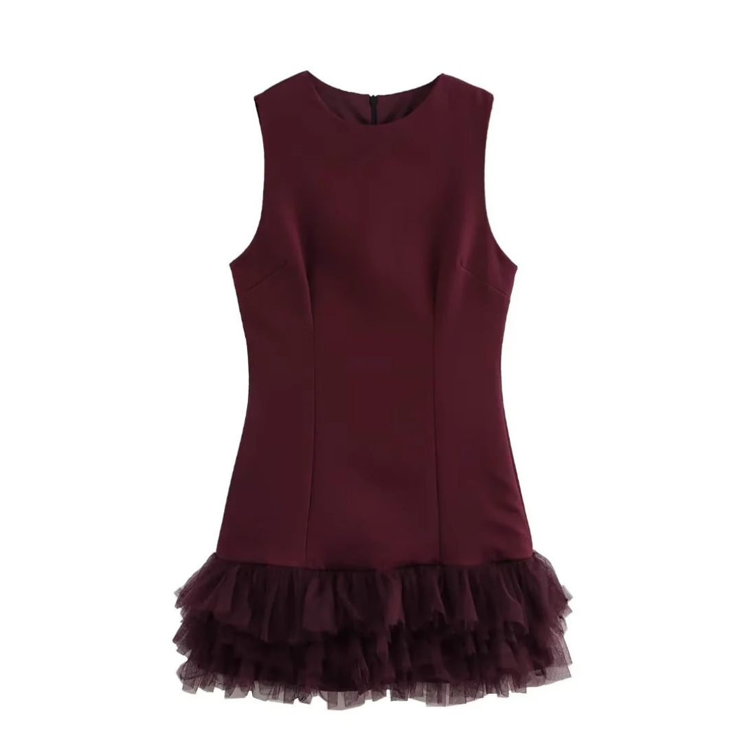 BB Minikleid mit Tüllsaum - Image 5