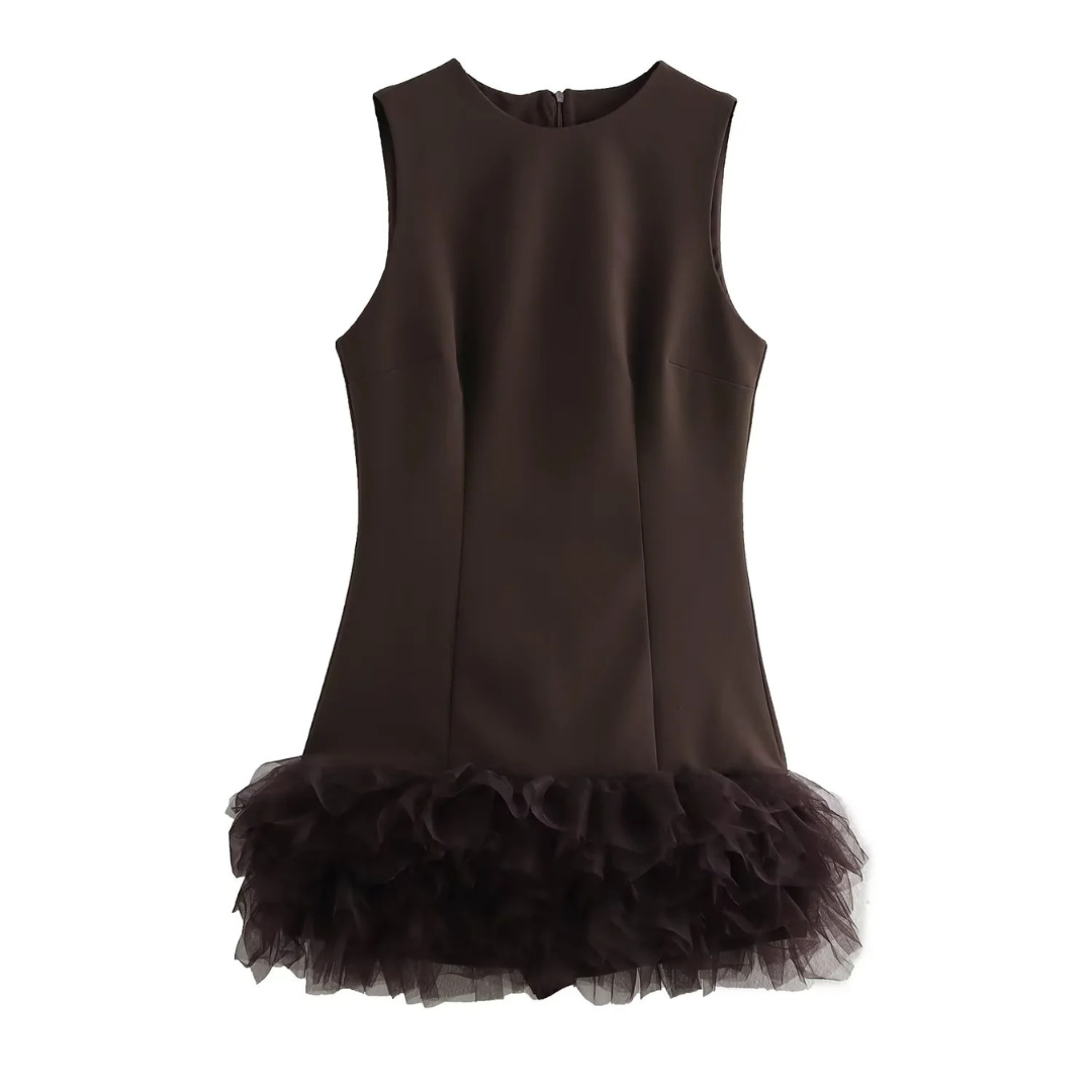 BB Minikleid mit Tüllsaum - Image 4