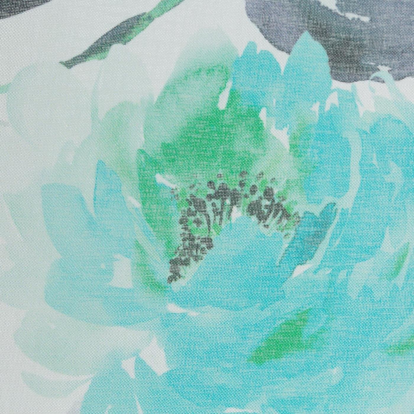 Gardine AIDA-Vorhang aus Etamine mit einem Blumen- oder Blättermotiven Ösen (2 St), halbtransparent, Etamine - Image 3