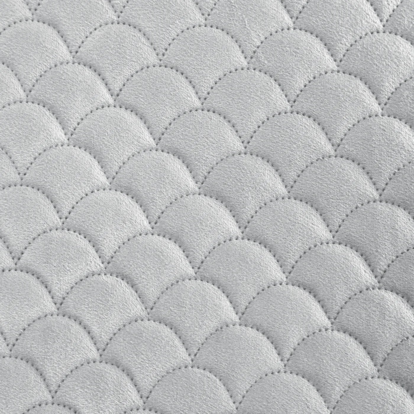 Tagesdecke aus Samt, Samt mit Fischschuppenmotiv - Image 2