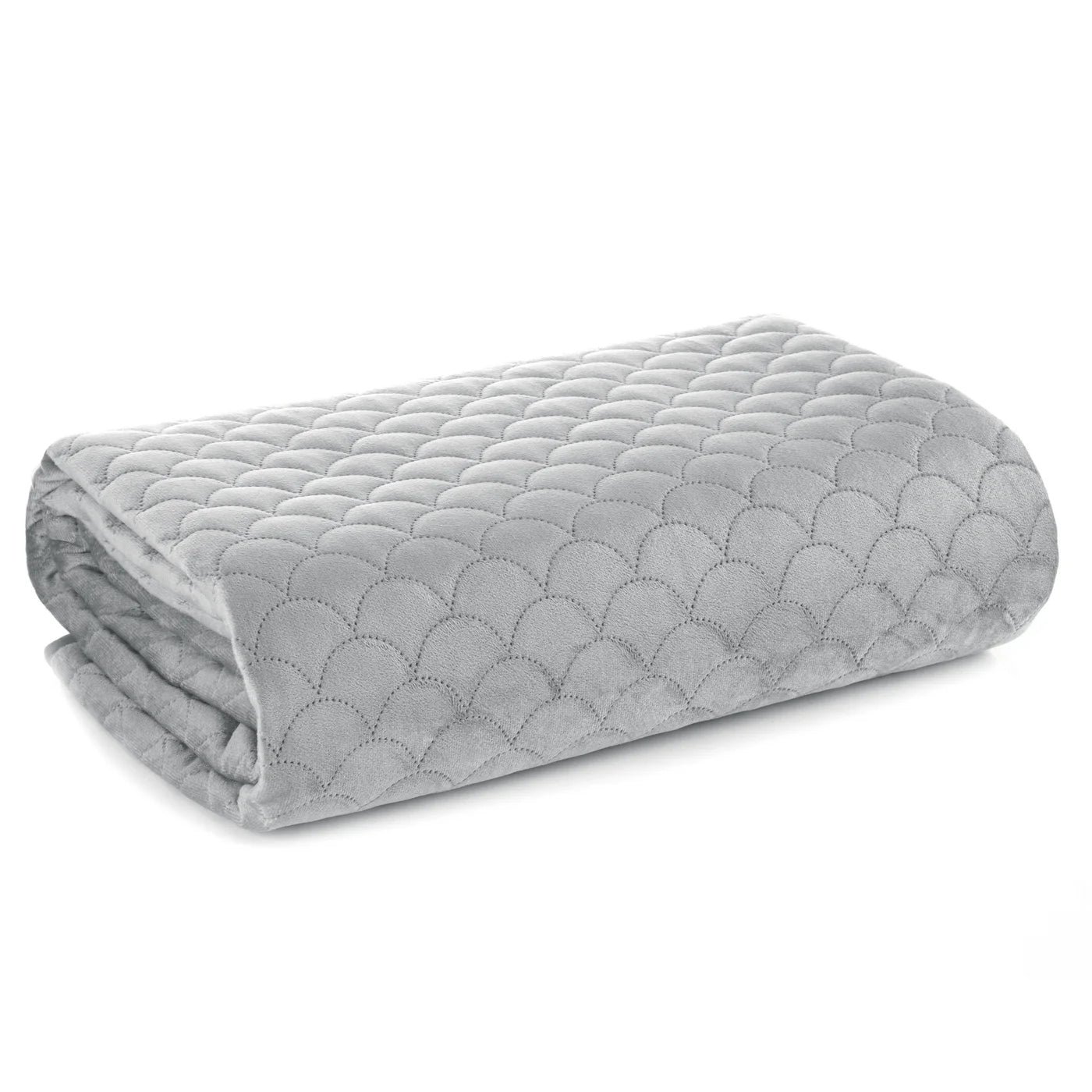 Tagesdecke aus Samt, Samt mit Fischschuppenmotiv - Image 5