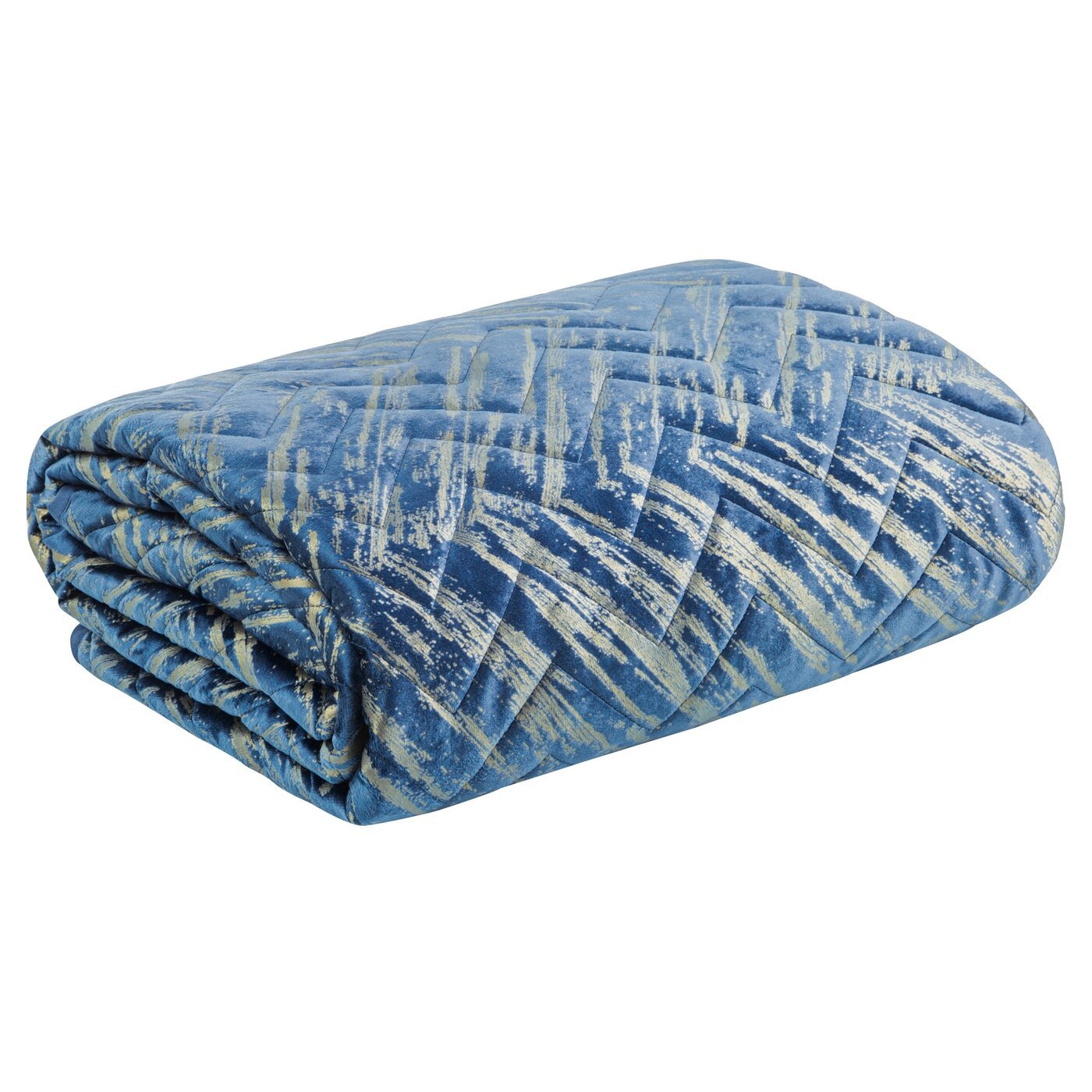Tagesdecke AGATA aus Samt mit Golddruck - Image 5