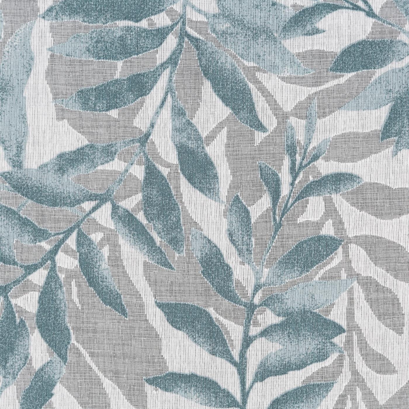 Gardine AIDA-Vorhang aus Etamine mit einem Blumen- oder Blättermotiven Ösen (2 St), halbtransparent, Jacquard - Image 3