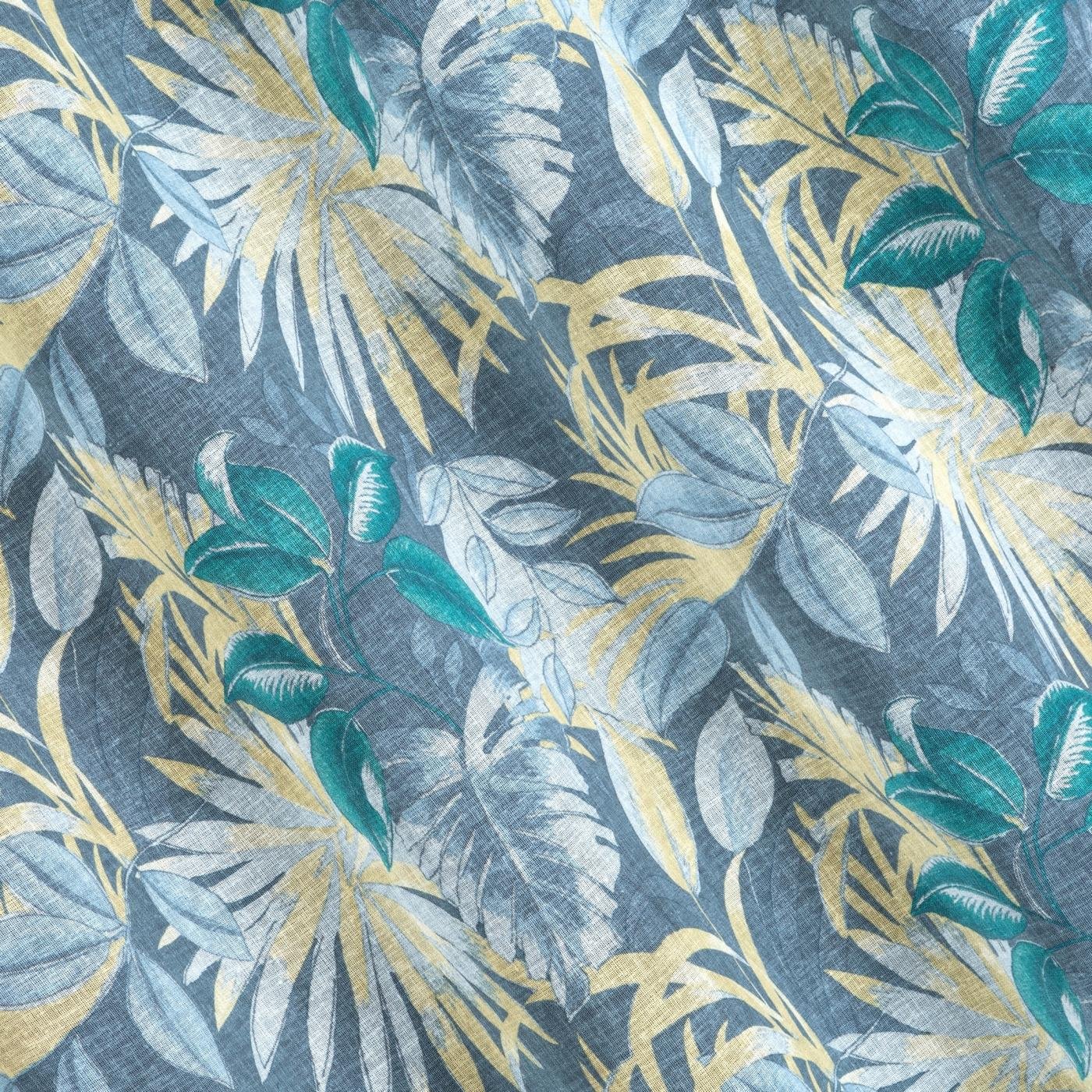 Gardine AIDA-Vorhang aus Etamine mit einem Blumen- oder Blättermotiven Ösen (2 St), halbtransparent, Etamine - Image 4