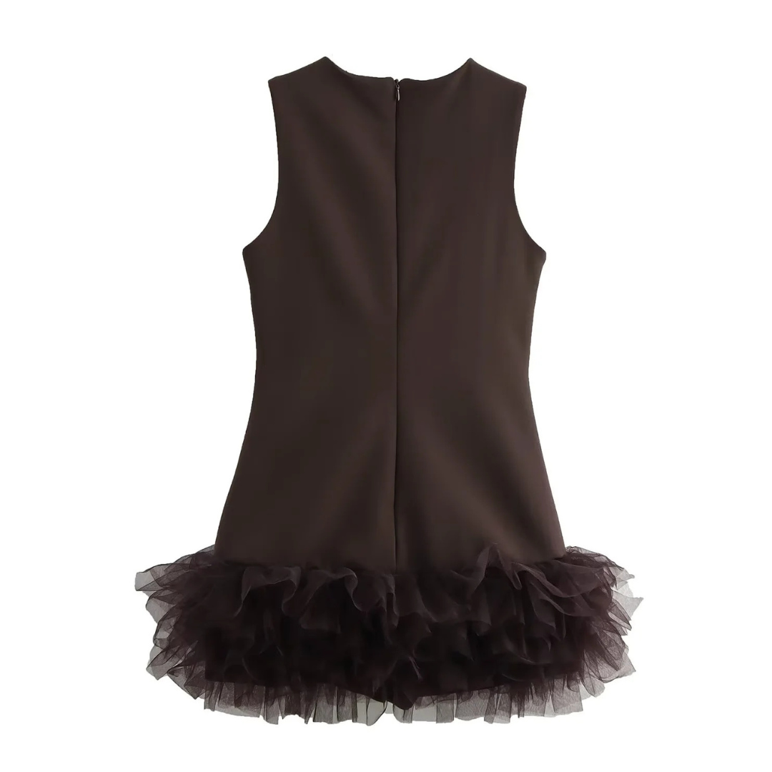 BB Minikleid mit Tüllsaum - Image 3