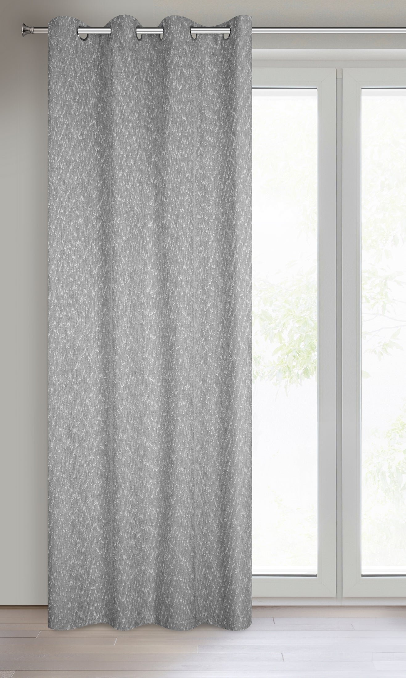 SANDI-Vorhang mit kleinen Knoten im Öko-Stil,(2er Set),140 x 260 cm, Ösen/Räder - Image 2