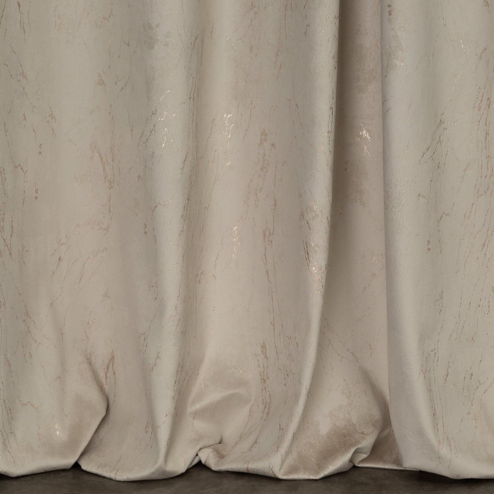 NADIA-Vorhang aus weichem Samt mit goldenem Marmormuster,(2er Set),140 x 300 cm, Band/Tunnel/Frösche - Image 5