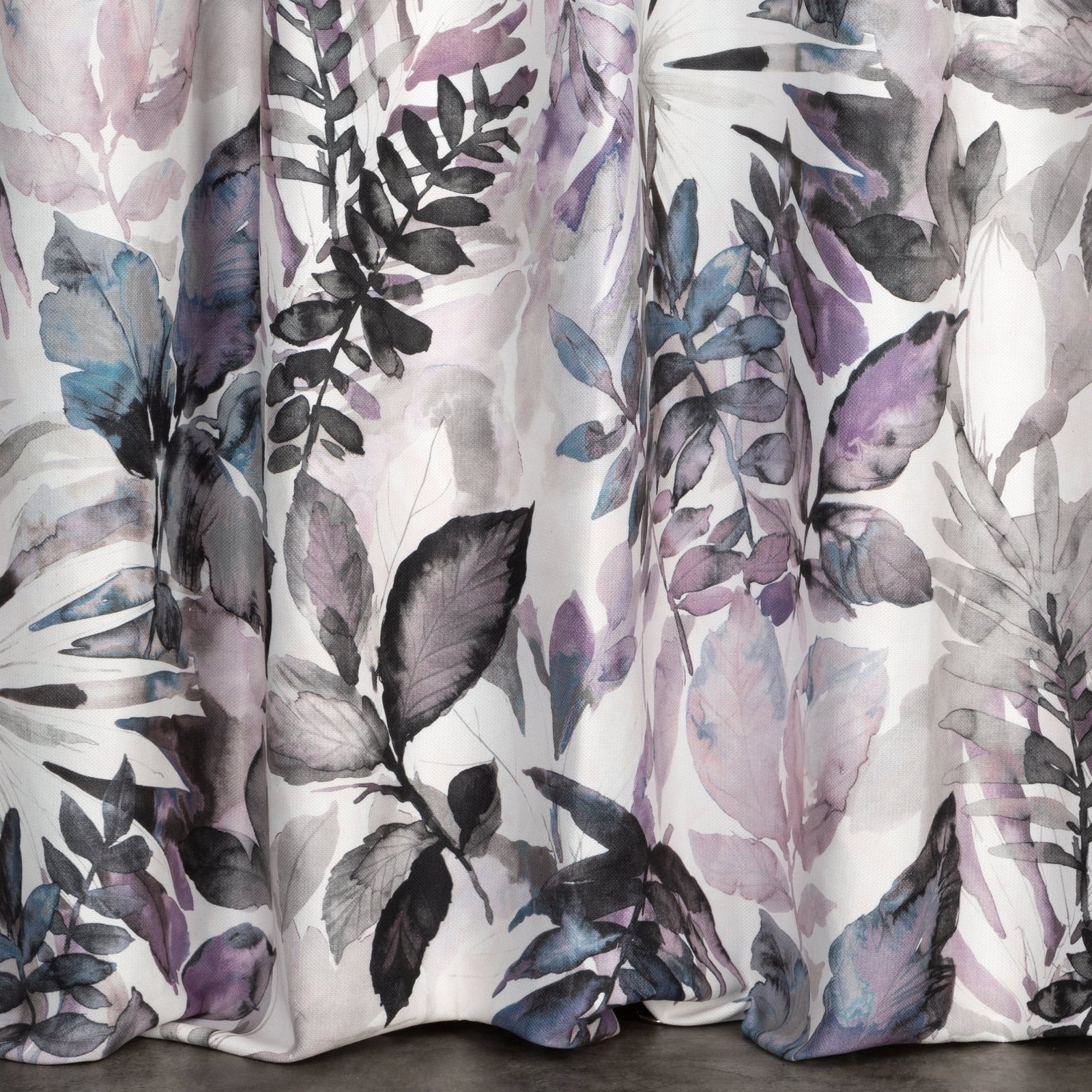 Gardine AIDA-Vorhang aus Etamine mit einem Blumen- oder Blättermotiven Stangendurchzug (2 St), halbtransparent, Natürlicher Stoffstruktur - Image 5