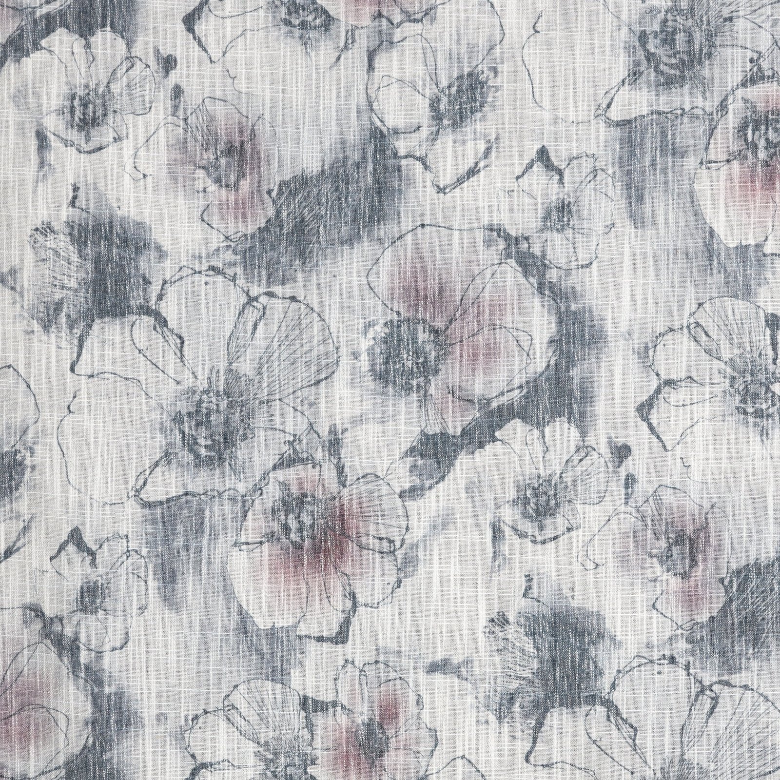 Gardine AIDA-Vorhang aus Etamine mit einem Blumen- oder Blättermotiven Ösen (2 St), halbtransparent, Etamine - Image 3