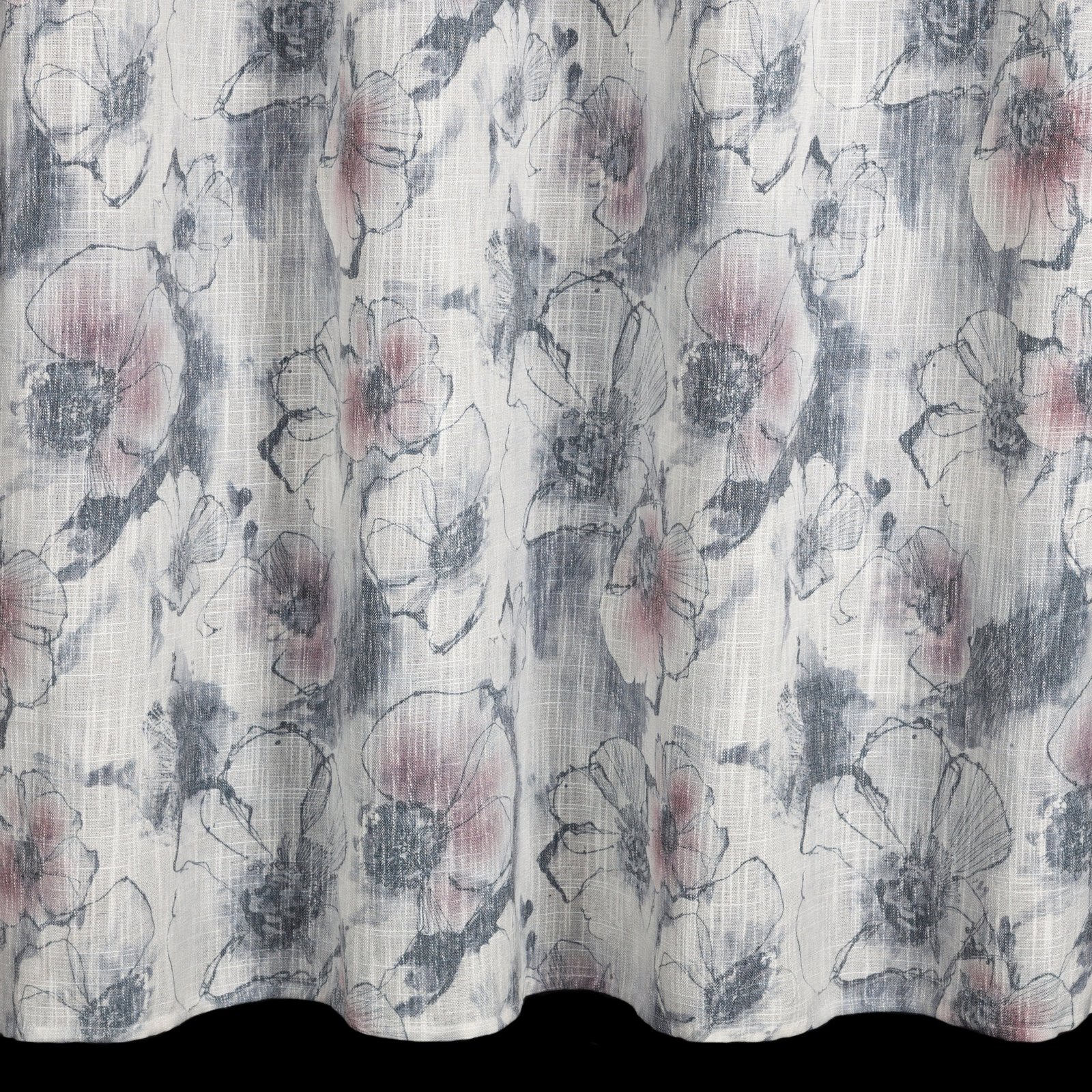Gardine AIDA-Vorhang aus Etamine mit einem Blumen- oder Blättermotiven Ösen (2 St), halbtransparent, Etamine - Image 4