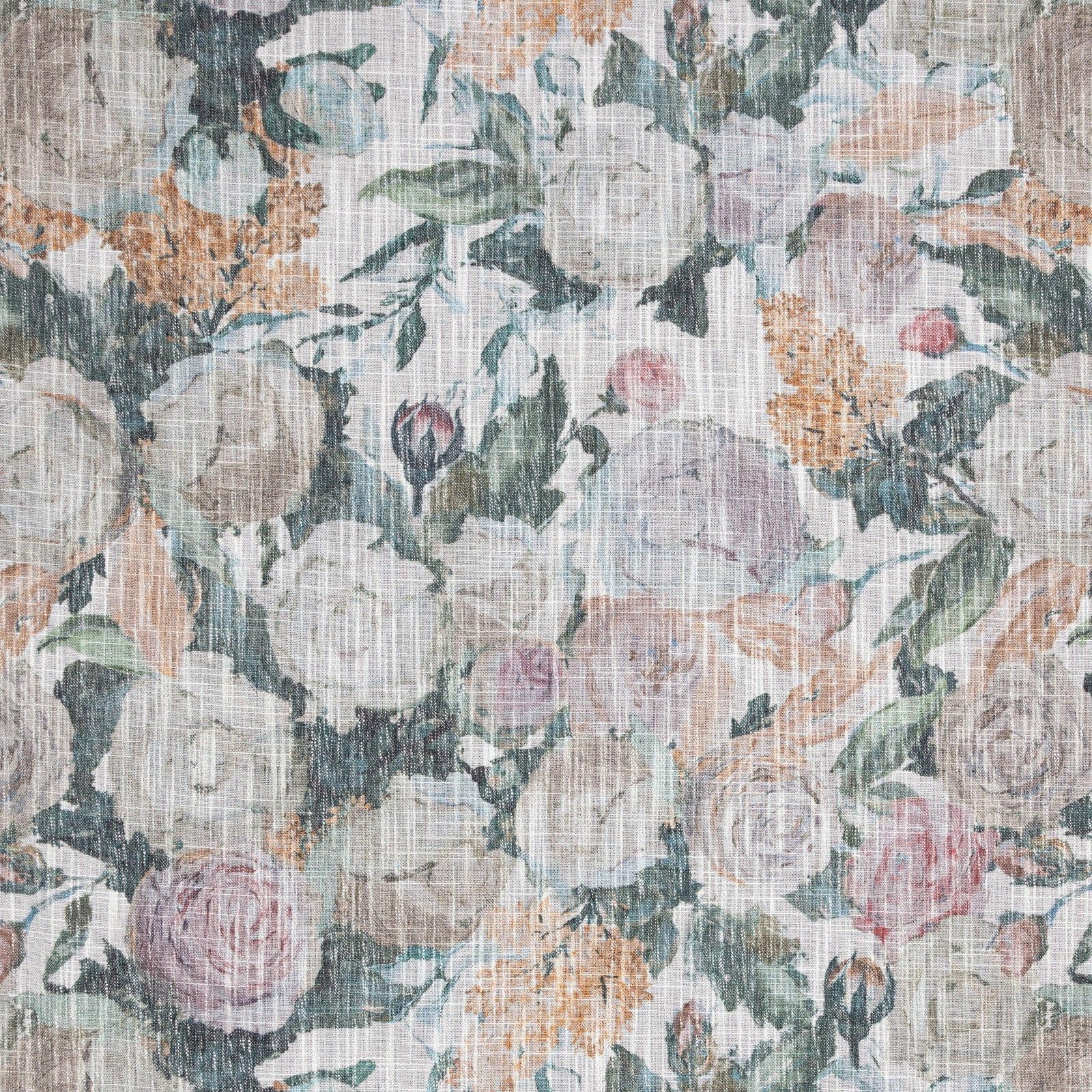 IRMA-Vorhang im Öko-Stil mit malerischem Blumenmotiv,(2er Set),140 x 270 cm, Band/Hosenträger - Image 3