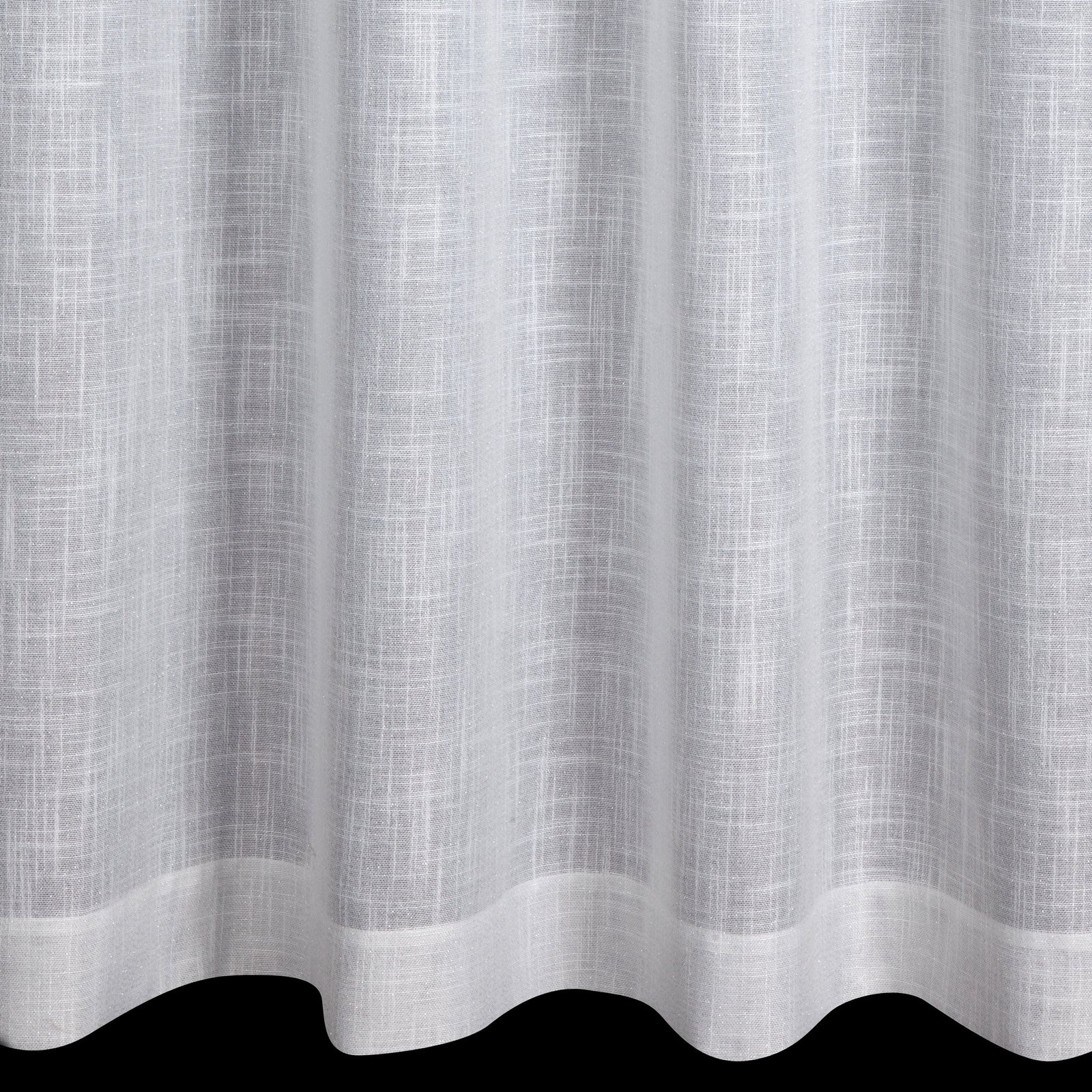 Gardine AIDA-Vorhang aus Etamine mit einem Blumen- oder Blättermotiven Ösen (2 St), halbtransparent, Etamine - Image 4