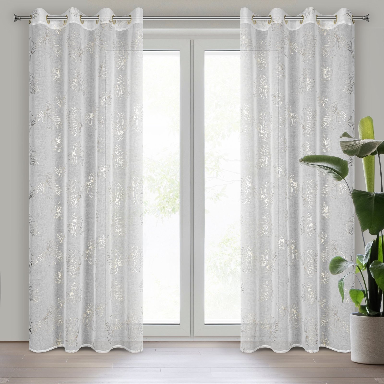 Gardine Vorhang ALINA Ă–sen (2 St), transparent