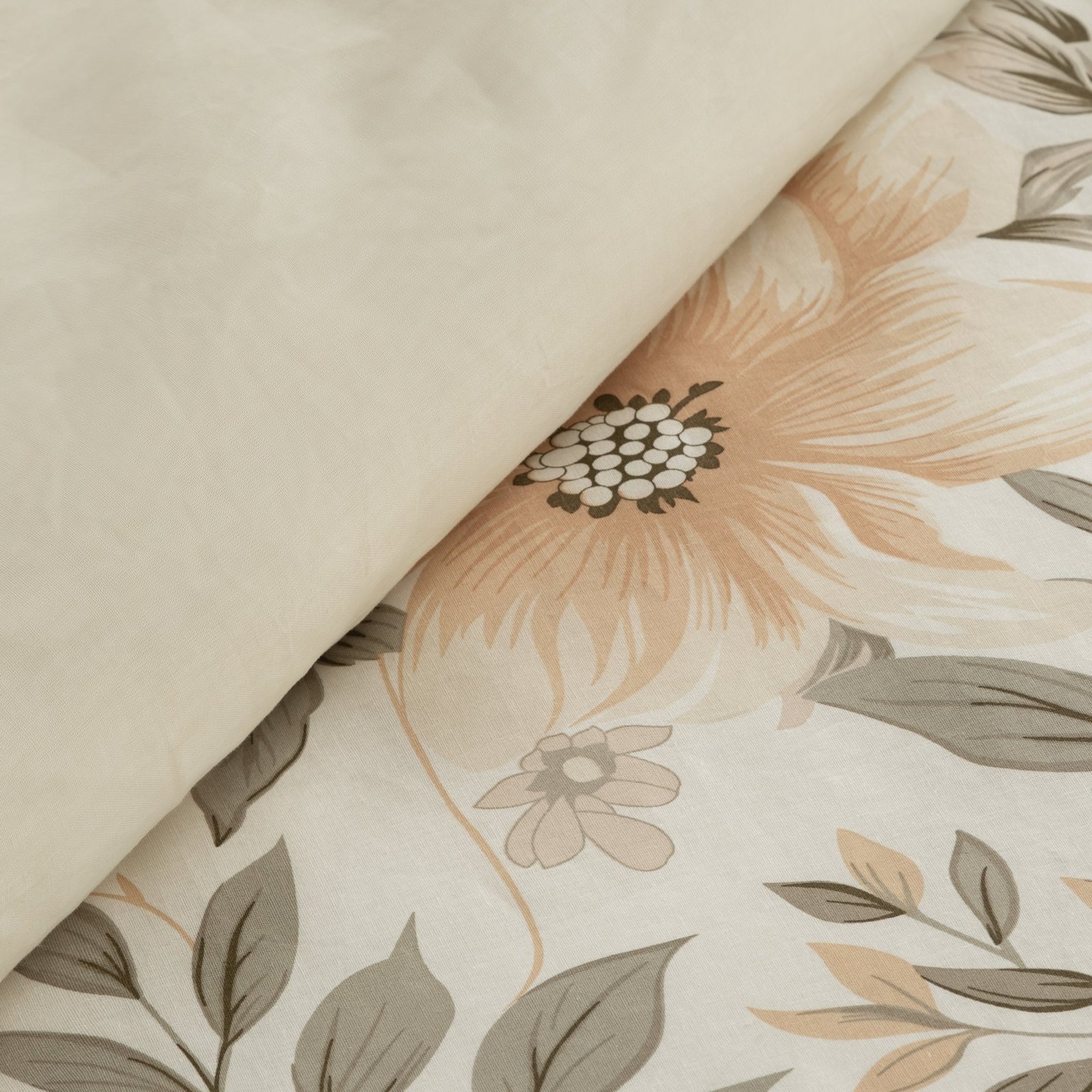 SONIA-Bettwäscheset aus Ranforce-Baumwolle, verziert mit einem Blumenmuster - Image 3
