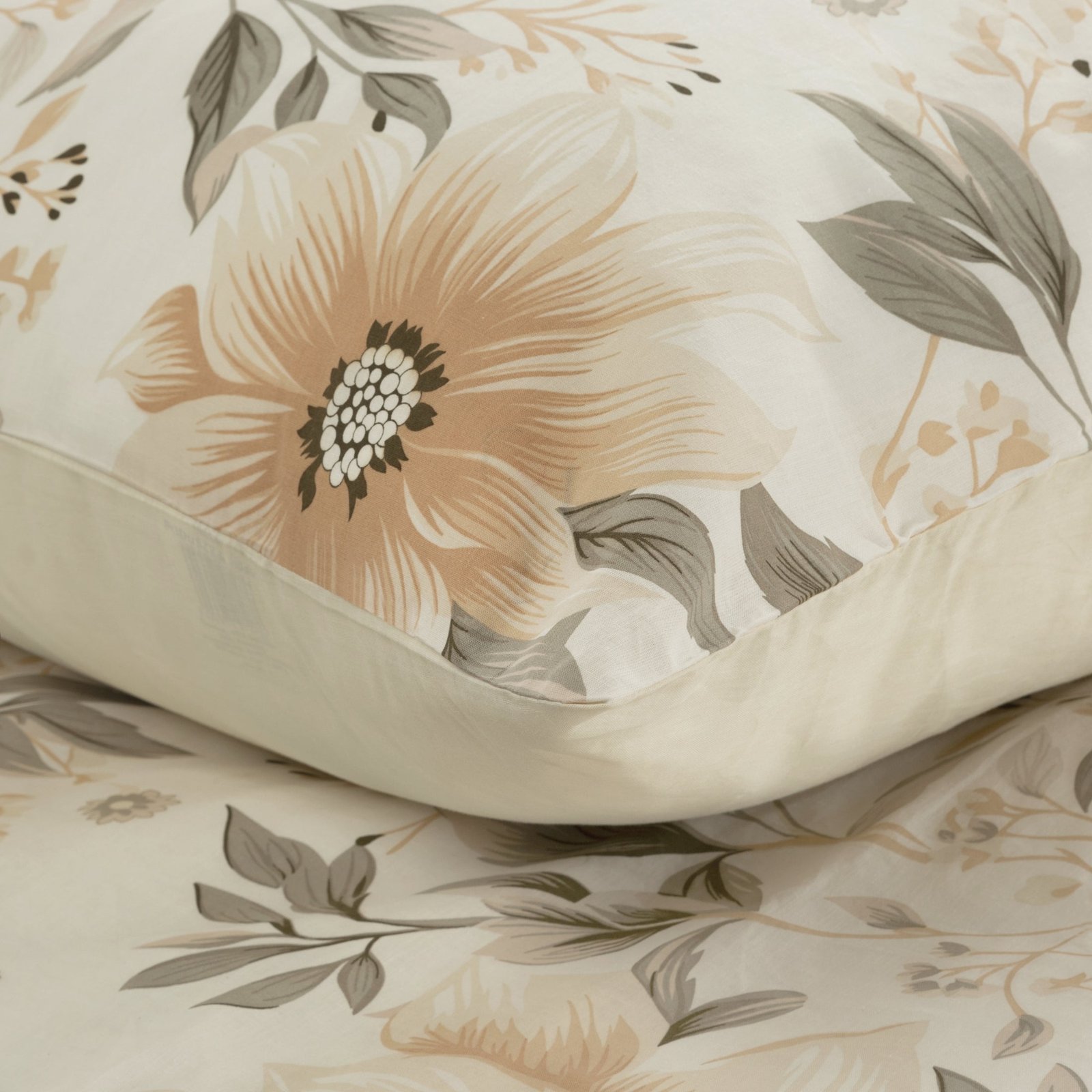SONIA-Bettwäscheset aus Ranforce-Baumwolle, verziert mit einem Blumenmuster - Image 4