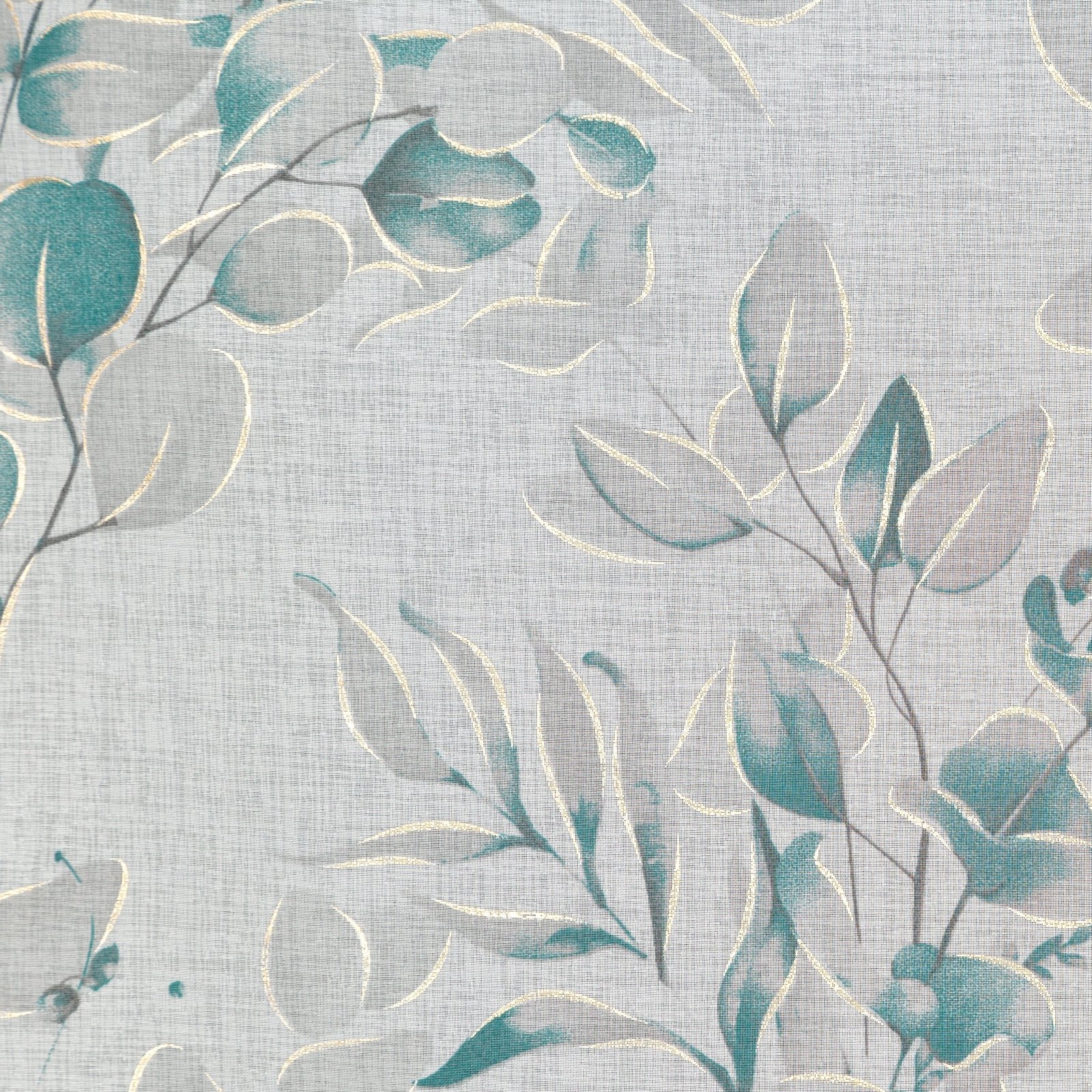 Gardine AIDA-Vorhang aus Etamine mit einem Blumen- oder Blättermotiven Ösen (2 St), halbtransparent, Etamine - Image 3