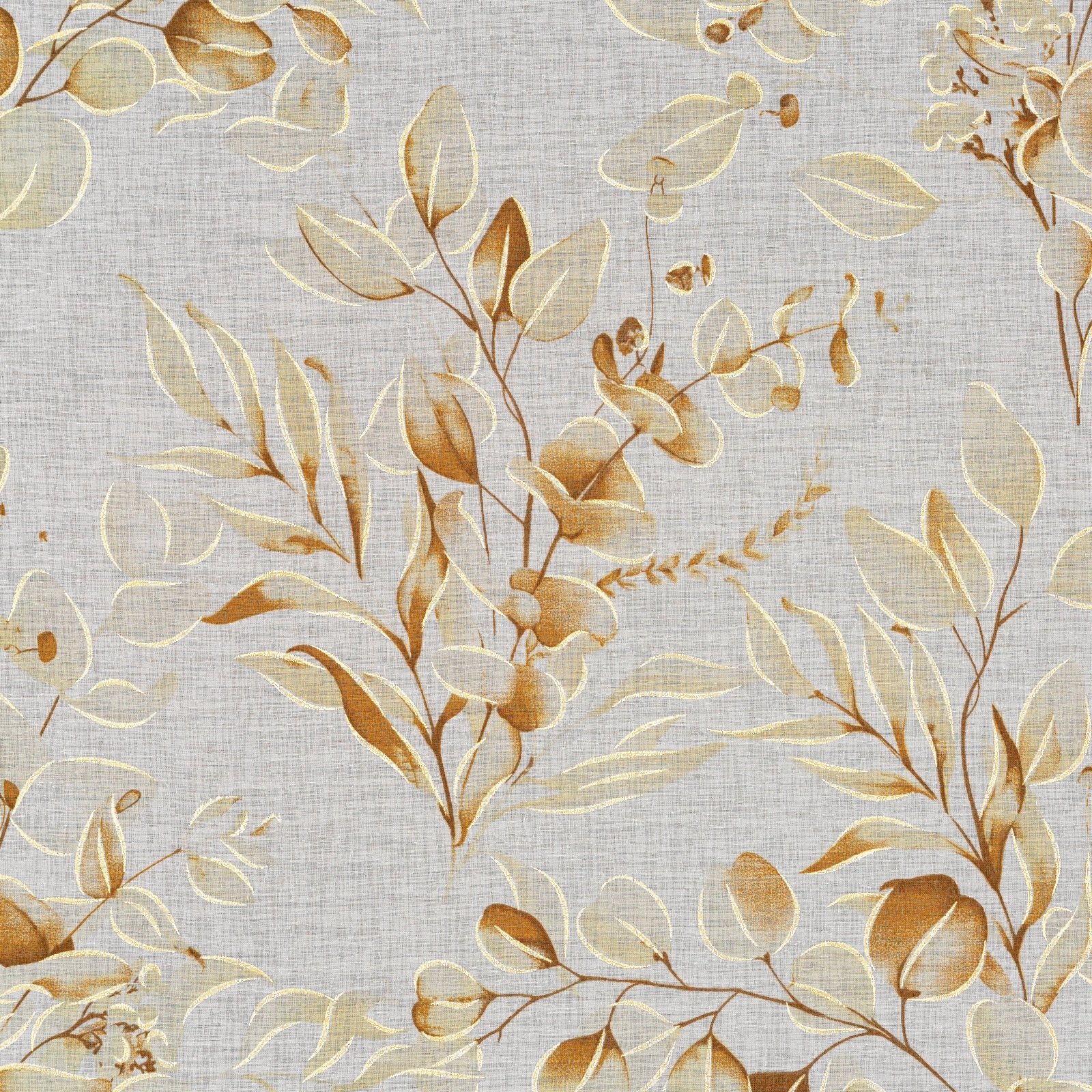 Gardine AIDA-Vorhang aus Etamine mit einem Blumen- oder Blättermotiven Ösen (2 St), halbtransparent, Etamine - Image 3