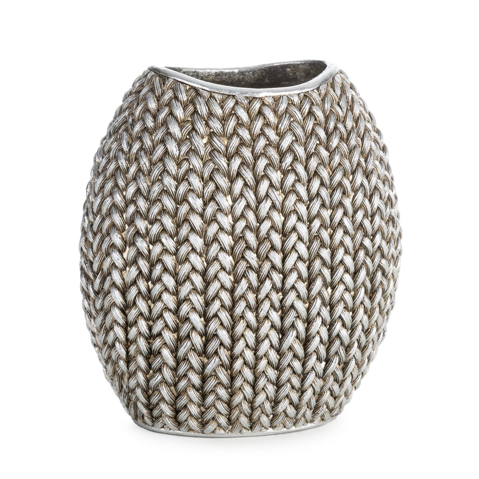 Dekovase MOLI in Silber, 18x12x20 cm - Image 2