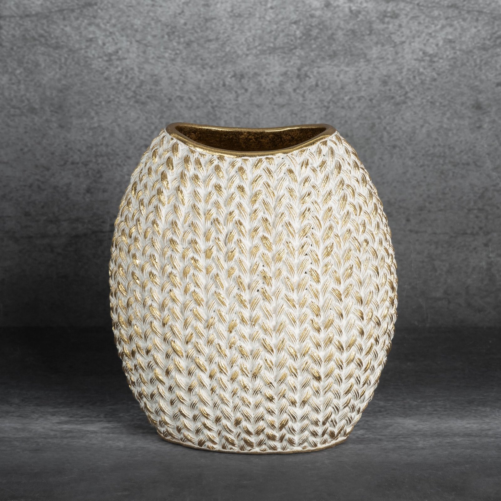 Dekovase MOLI in Gold, 18x20 cm