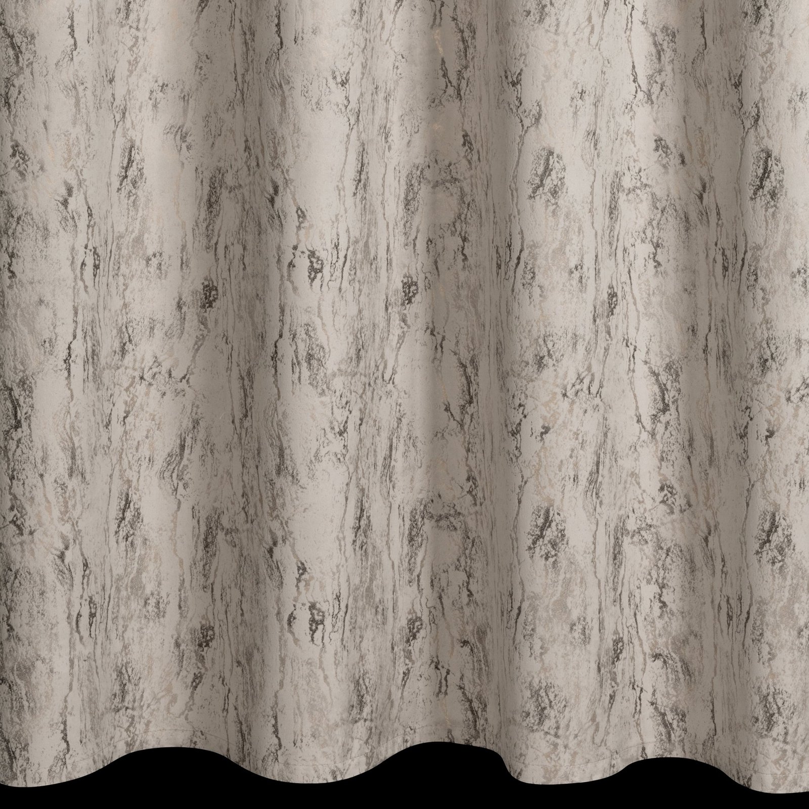 Fertigvorhang KORNELIA aus Samt, verziert mit einem glänzenden Aufdruck,(2er Set),40 x 250 cm, Ösen/Räder - Image 6