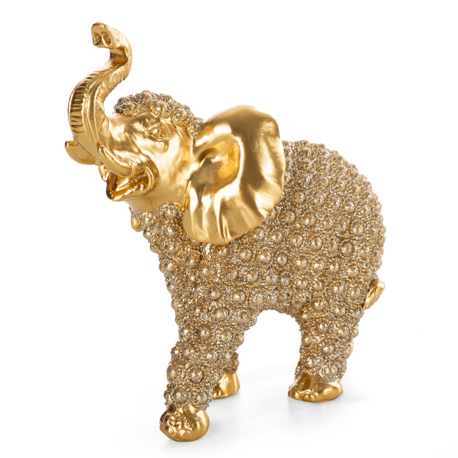 Elefant - eine dekorative Figur mit einem fein geprÃĪgten Karomuster